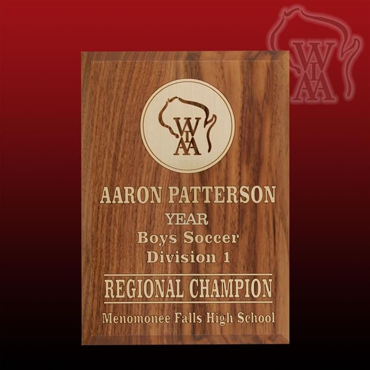 Mini WIAA Regional Champion Plaque