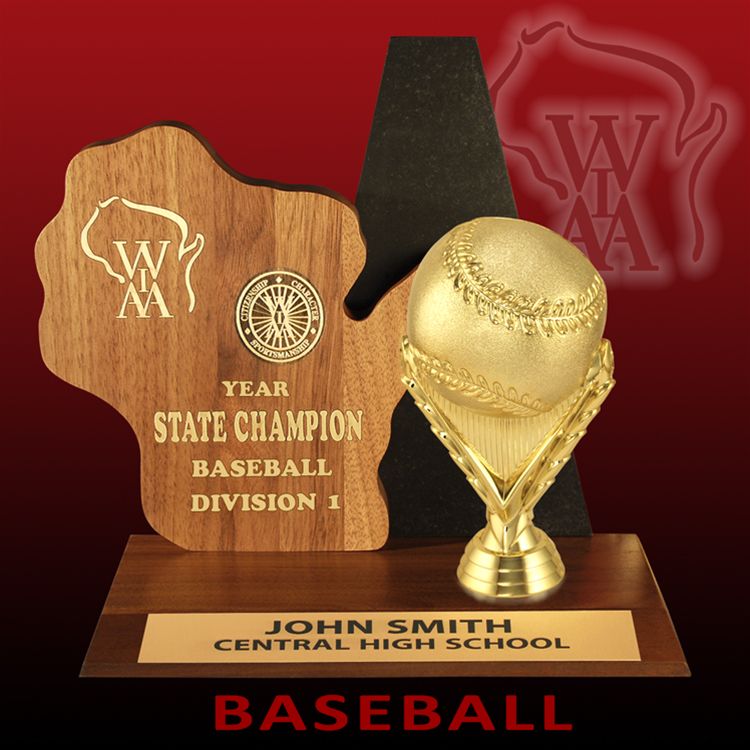 WIAA State Champion Mini Trophy