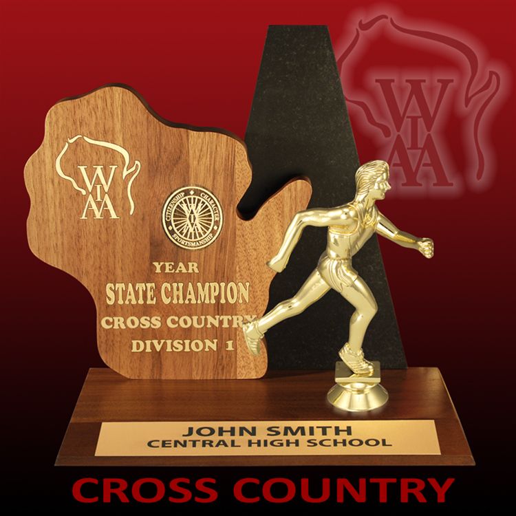 WIAA State Champion Mini Trophy