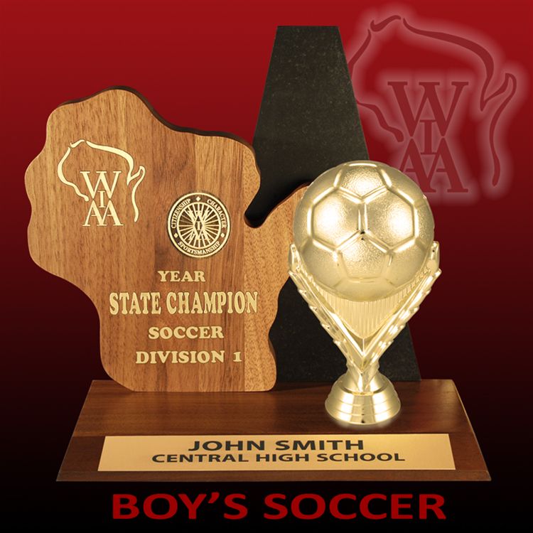 WIAA State Champion Mini Trophy