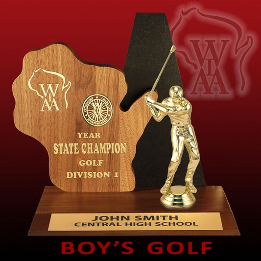 WIAA State Champion Mini Trophy