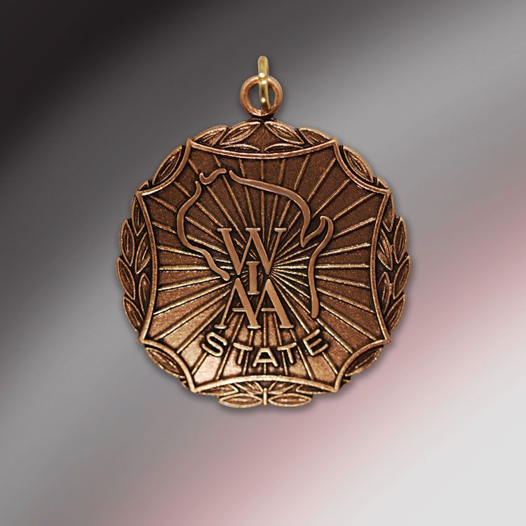 WIAA Old Style State Champion/Runner-up/Finalist Medal (Engraved Back)