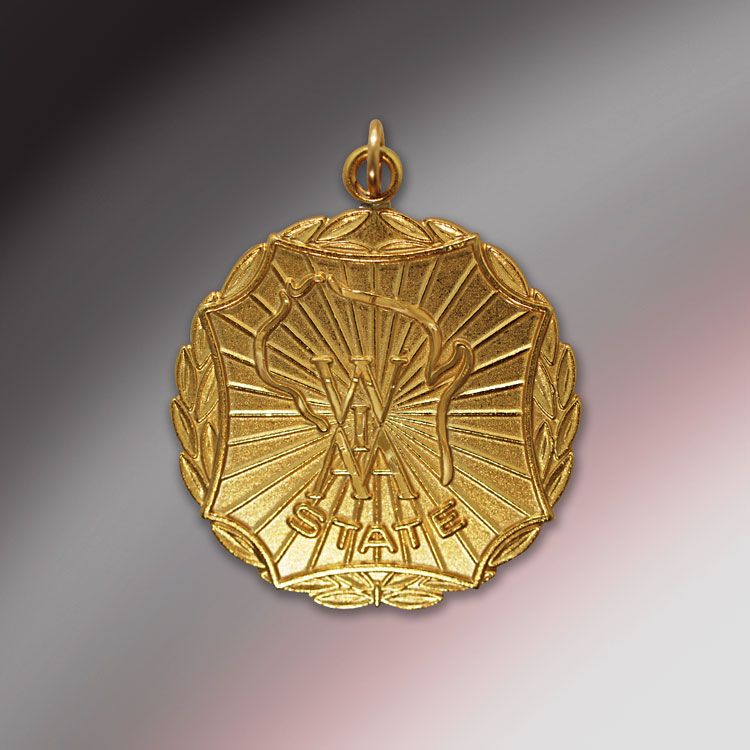 WIAA Old Style State Champion/Runner-up/Finalist Medal (Engraved Back)