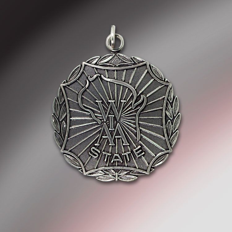 WIAA Old Style State Champion/Runner-up/Finalist Medal (Engraved Back)