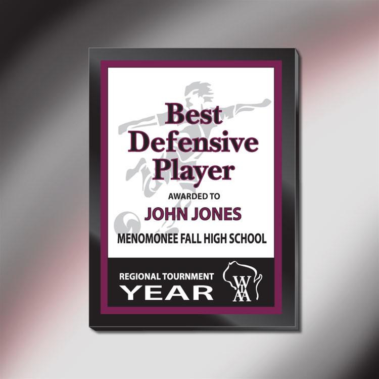 WIAA Customized Sublimated Plaque
